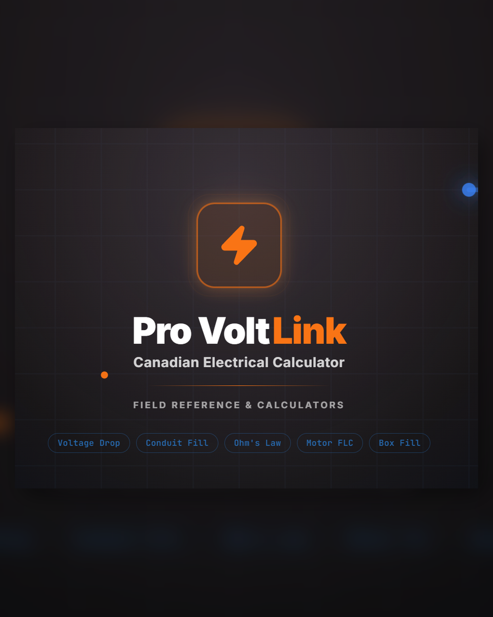 Pro Volt Link Electrical Calculator feature graphic