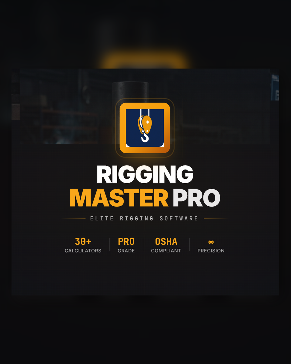 Rigging Master PRO app splash screen