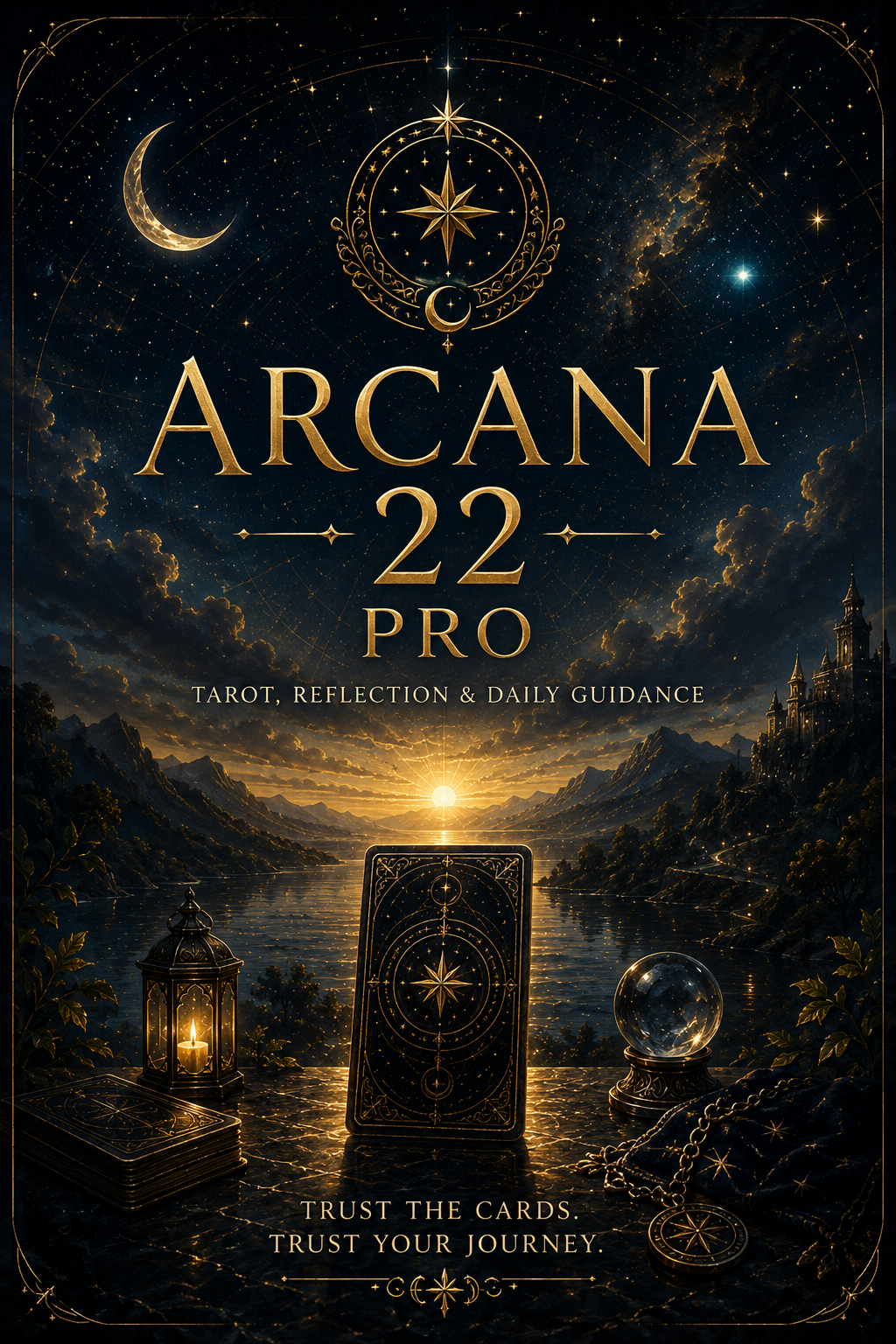 Arcana 22 Tarot splash screen