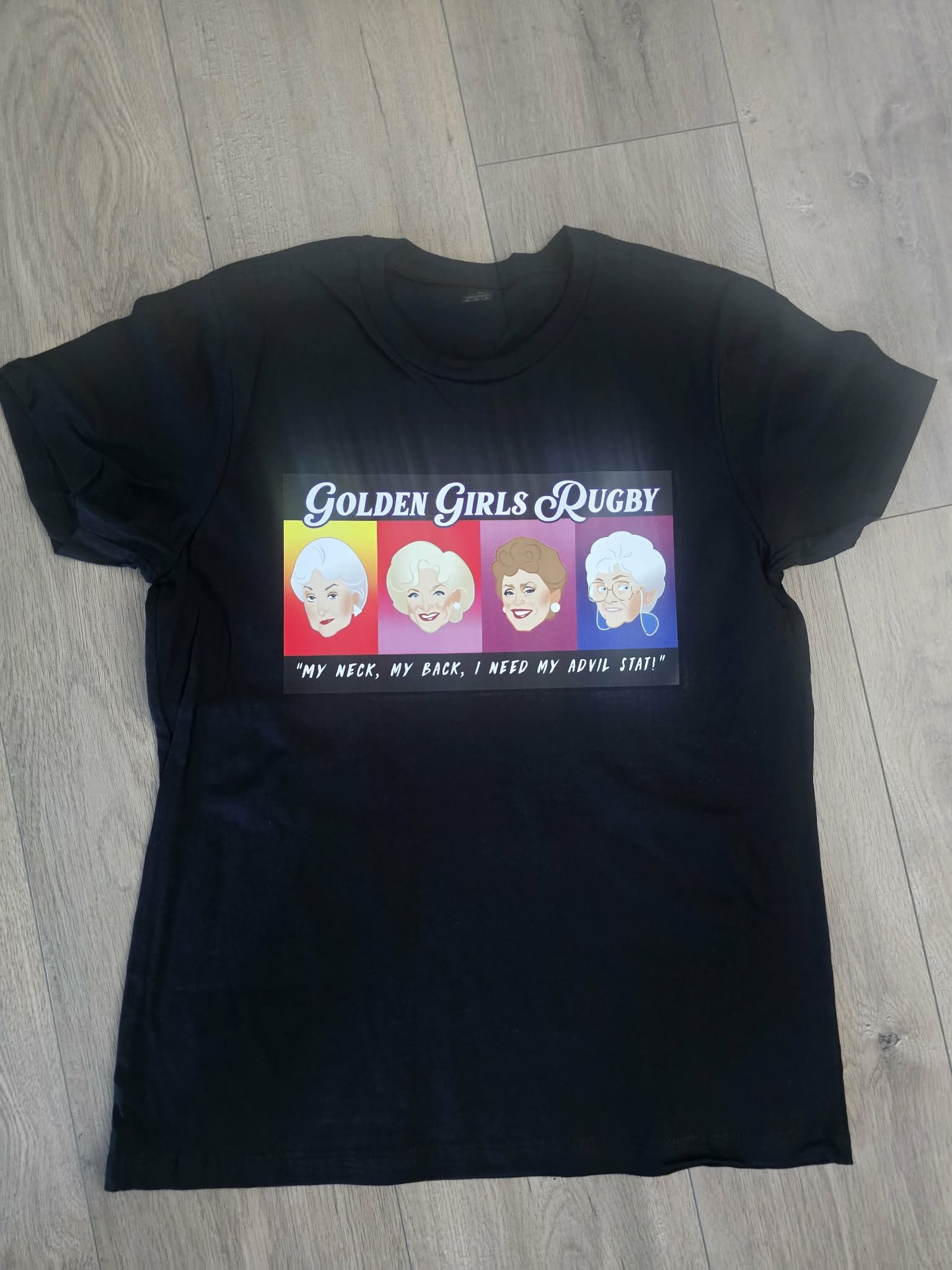 Golden Girls Rugby shirt graphic
