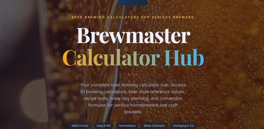 Brewmaster Calculator Hub featured graphic