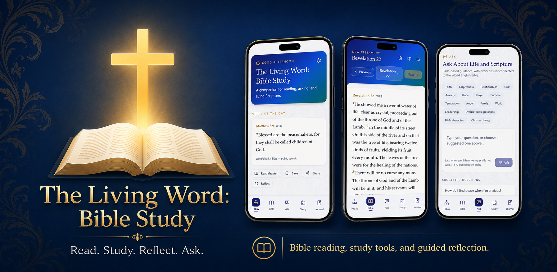 The Living Word feature graphic