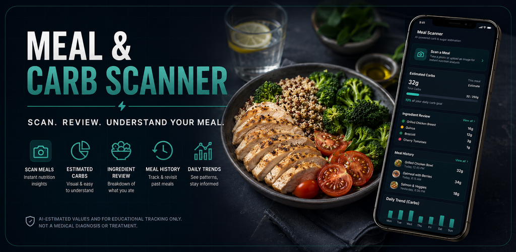 Meal & Carb Scanner featured graphic