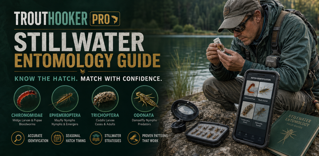 Trouthooker PRO Stillwater Entomology Guide featured graphic