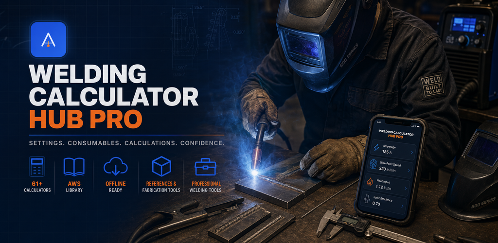 Welding Calculator Hub Pro featured graphic
